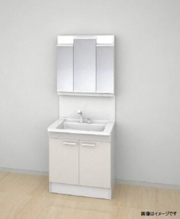 山川新築アパート(仮)【キャッシュバック対象物件】の独立洗面台|独立洗面台あり、毎朝おしゃれに忙しい女性の方におすすめです