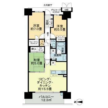 ジオ多摩センターの間取り