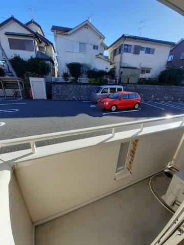 ヒルサイド　ガーデンＡのバルコニー