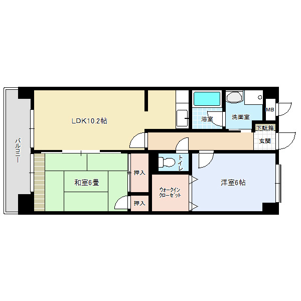メゾンプチボアの間取り