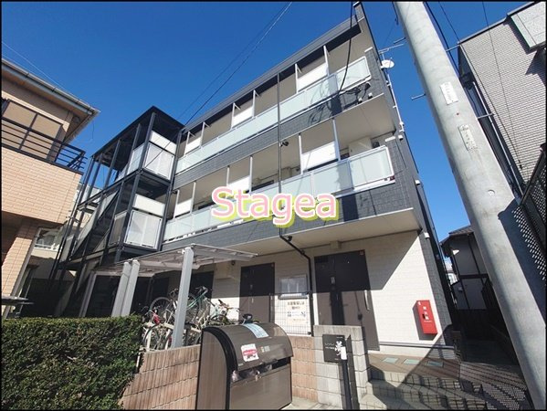 さいたま市中央区本町東５丁目のアパートの外観パース