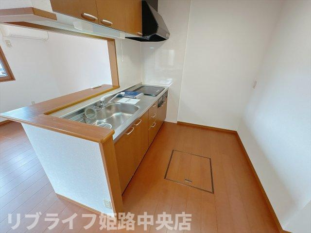 グレイスフルのキッチン|お手入れのしやすいIHコンロ