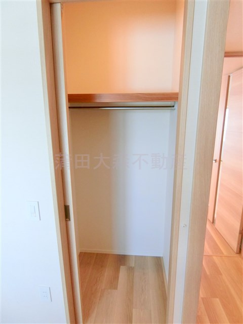 テラス大鳥居エアーズの設備|洋室5.1帖の収納　ウォークインクローゼット