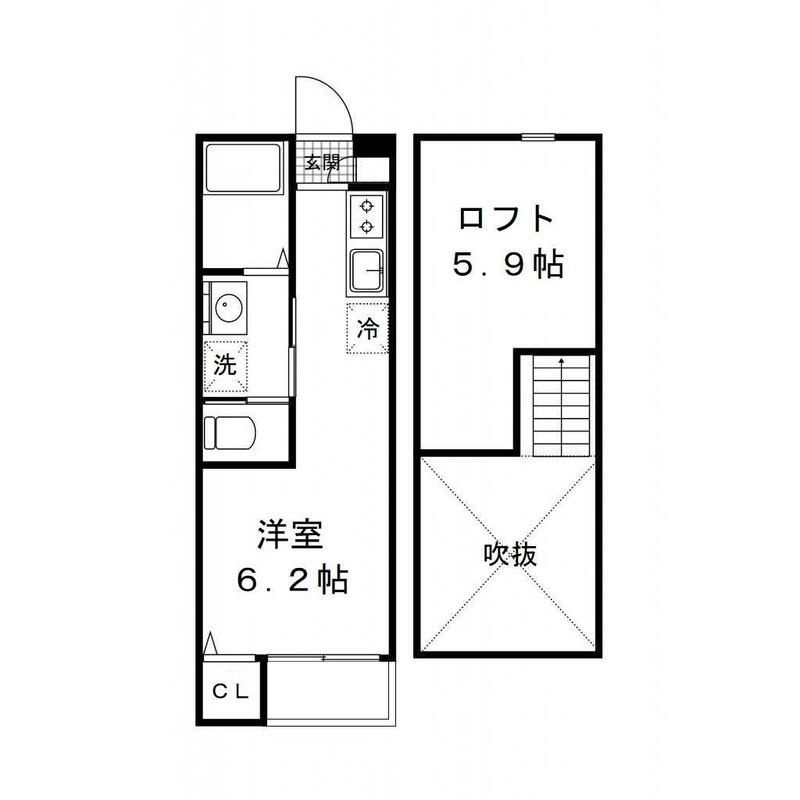 フェイストハイツの間取り