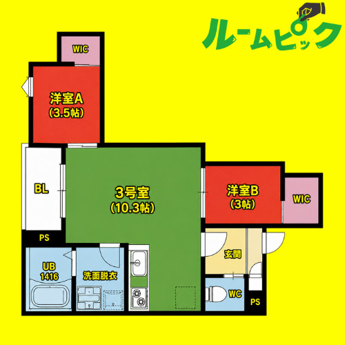 REGALEST名駅西　名古屋市賃貸　仲介手数料無料の間取り
