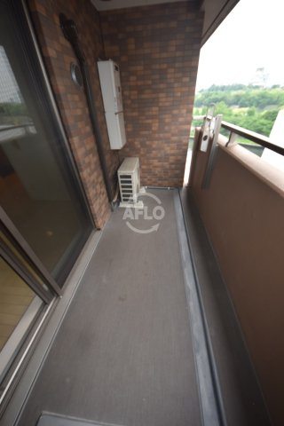 プレサンス大阪城公園ファーストシートのバルコニー