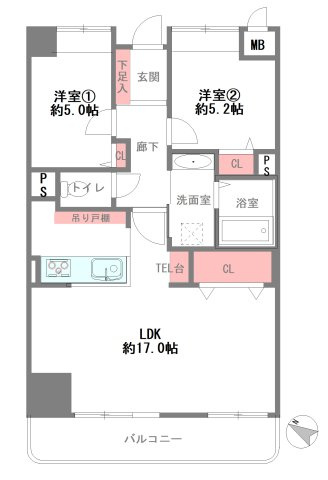 カサセルバの間取り