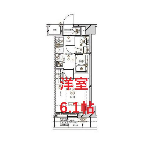 【間取り】 | ラフィスタ川崎Ⅲ