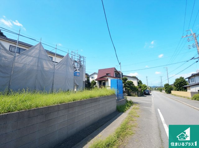 神戸市北区長尾町上津　新築一戸建ての前面道路含む現地写真|周辺は落ち着いた街並みの住宅地！子育てがしやすい住環境です！まだ未完成ですが、現地でしかわからない事もございます。是非一度ご覧ください。