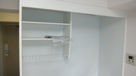 ハートハウス原木中山のキッチン|キッチン上部収納