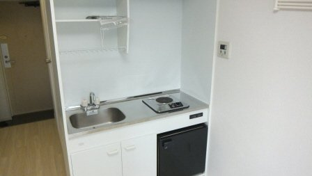 ハートハウス原木中山のキッチン|ワンルームタイプの室内