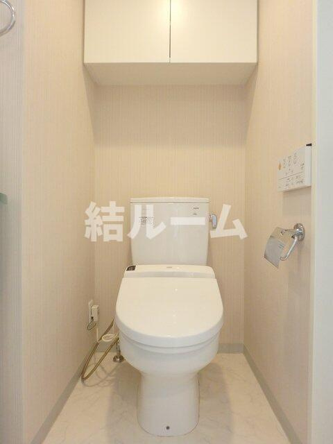 板橋区熊野町の賃貸マンションのトイレ