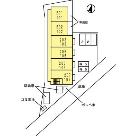 プランドールの区画図