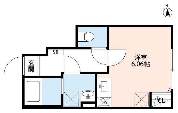 オリーブ舎人の間取り
