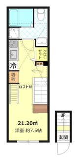 【間取り】 | ベルエクラ阿佐ヶ谷 | 間取りです。
