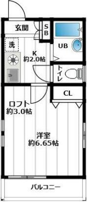 グランメールⅢの間取り