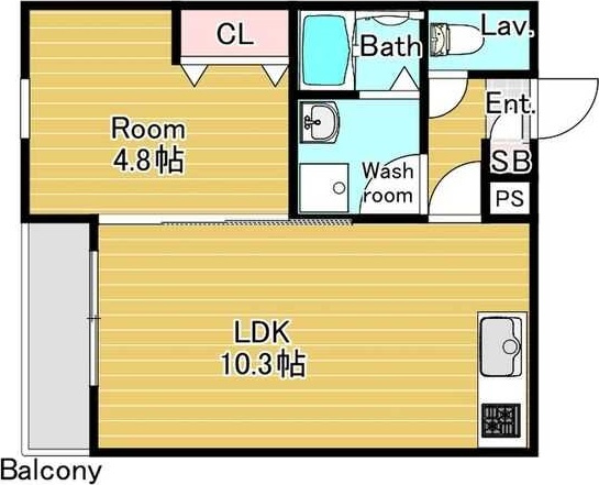 【間取り】 | ジーメゾン高石千代田
