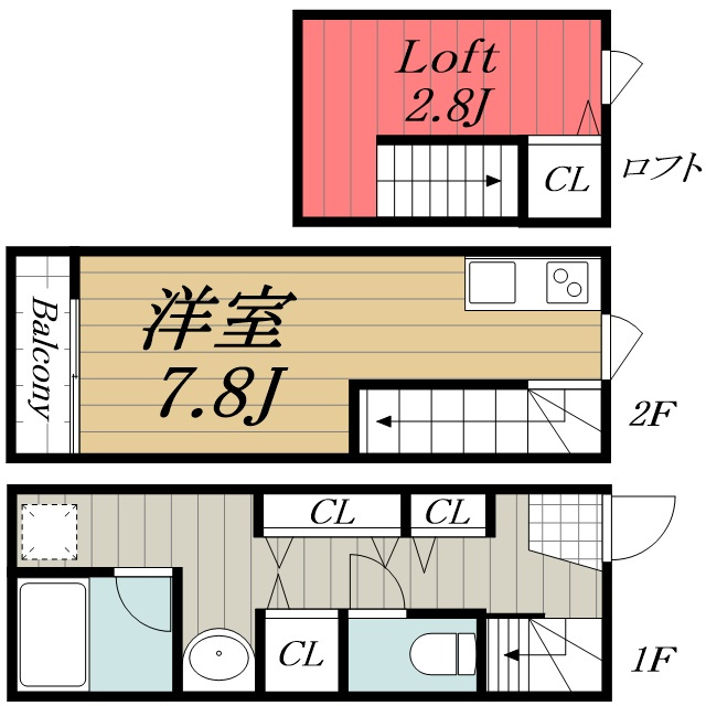 【間取り】 | レガーロ千葉中央