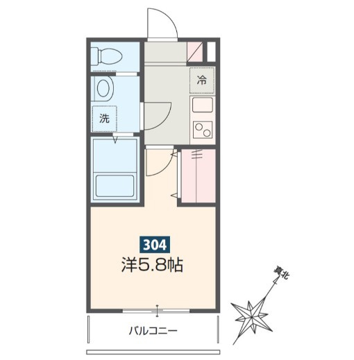 MELDIA新座の間取り