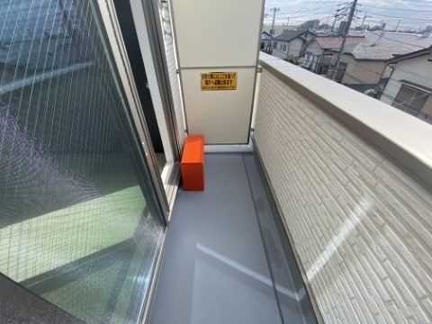 ロイヤルパーク見沼代のバルコニー