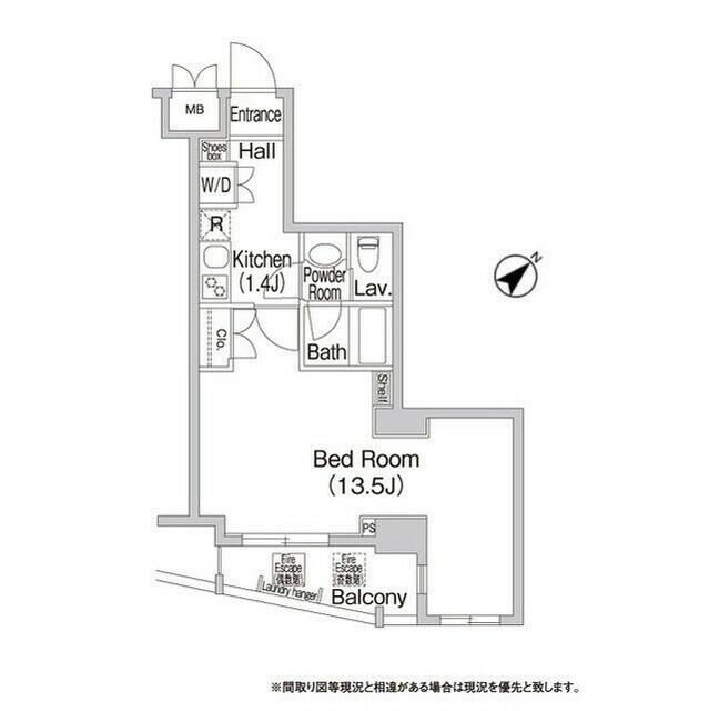 コンフォリア池尻の間取り