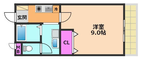パーシモン茨木の間取り