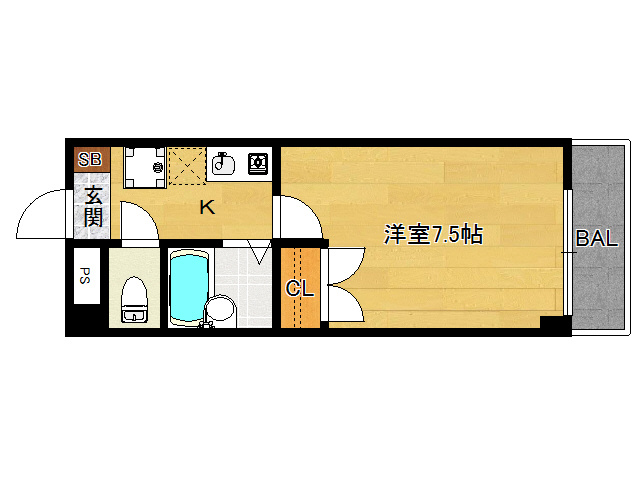 K-HOUSEの間取り