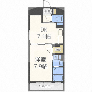 ビバーチェ鷺洲の間取り|ビバーチェ鷺洲　開放感ある間取り