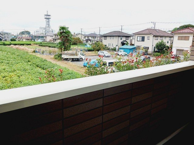 メゾン　ボヌールのバルコニー