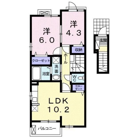 ペパーランドの間取り
