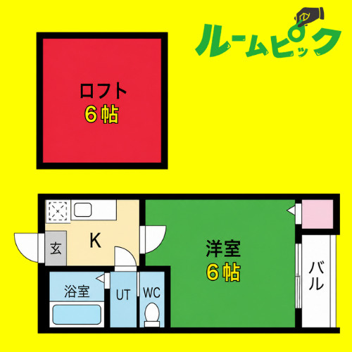 コーポすずな　名古屋市賃貸　仲介手数料無料の間取り