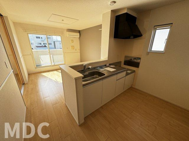 徳島市南沖洲５丁目のアパートのキッチン