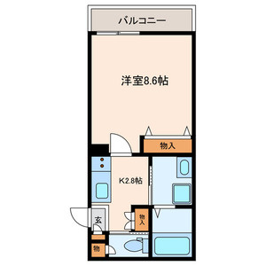 台東区根岸２丁目の賃貸マンションの間取り