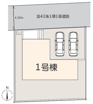 【区画図】 | 厚木市毛利台３丁目　限定１棟　新築住宅