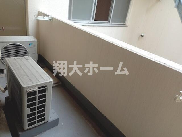 クレール東十条のバルコニー