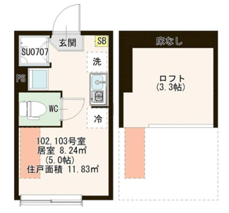 【間取り】 | インターネット無料♪
【最新技術・IOT導入物件】インターネット無料♪