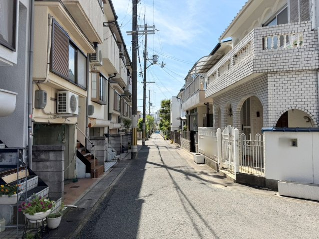 四ノ宮垣ノ内町　建築条件無土地の前面道路含む現地写真|現地やモデルハウスへご案内可能です！２４時間見学ご予約受付中♪（R8.8撮影）