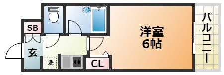エスリード三宮第3の間取り
