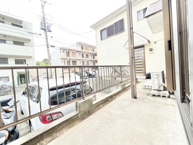 増田ファミリオのバルコニー|落ち着いた時間を過ごせるバルコニーです