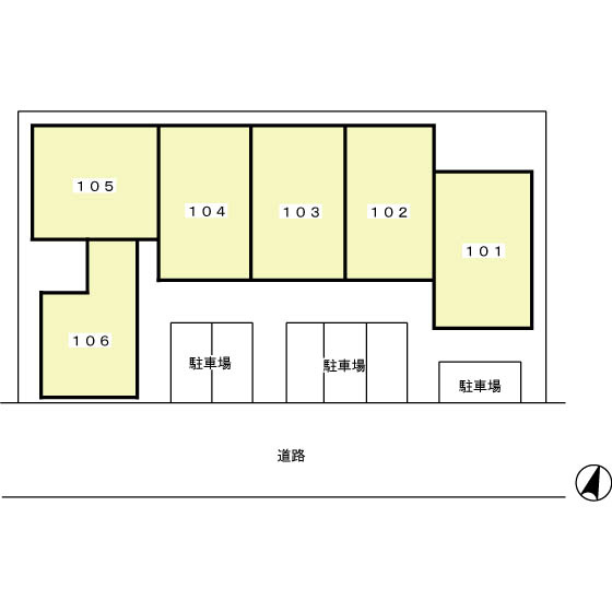 増田ファミリオの区画図