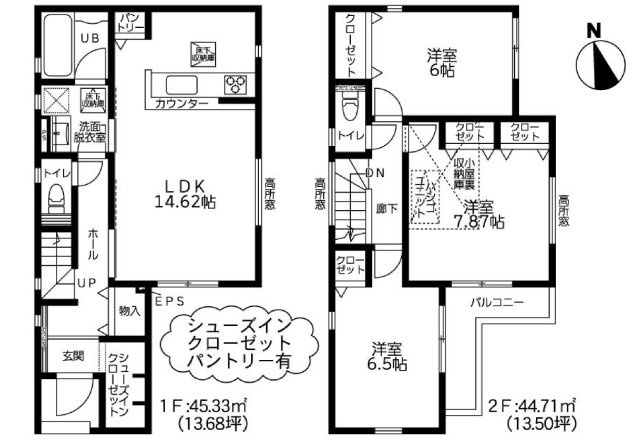【横浜市泉区上飯田町4175-4全2棟新築戸建て】★仲介手数料無料★（飯田北いちょう小学校・上飯田中学校）