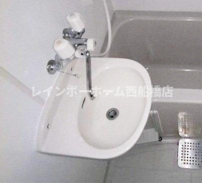 実籾フラッツの洗面所