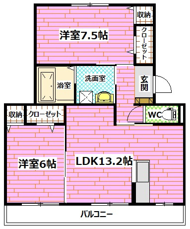 ゴールデン エコーの間取り