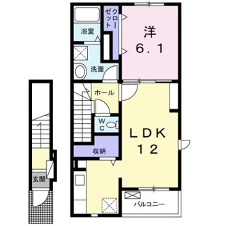 【間取り】 | かりんＡ