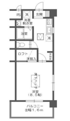 ルネス　エスポワールの間取り