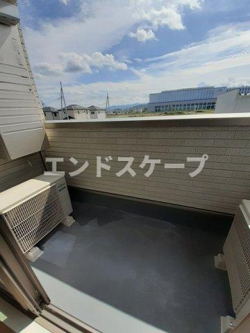 アルエットＢのバルコニー|高崎、前橋のお部屋探しはエンドスケープまで！お客様の理想お聞かせ下さい♪