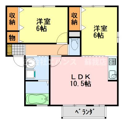 【間取り】 | ピーノフォーリア Ⅱ