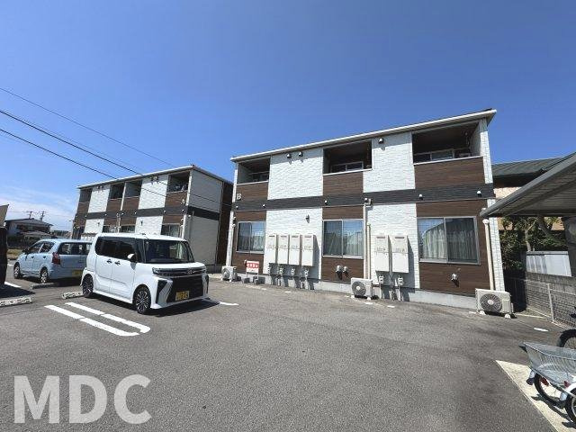 徳島市北沖洲３丁目のアパートの外観