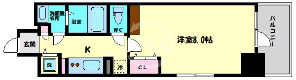 LaDouceur玉造の間取り|LaDouceur玉造　間取り