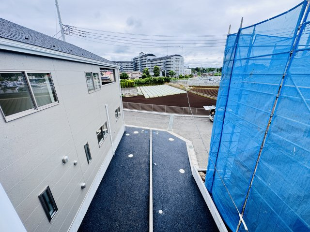 松戸市六実５丁目新築戸建（六実第12）の展望|バルコニーより道路側眺望